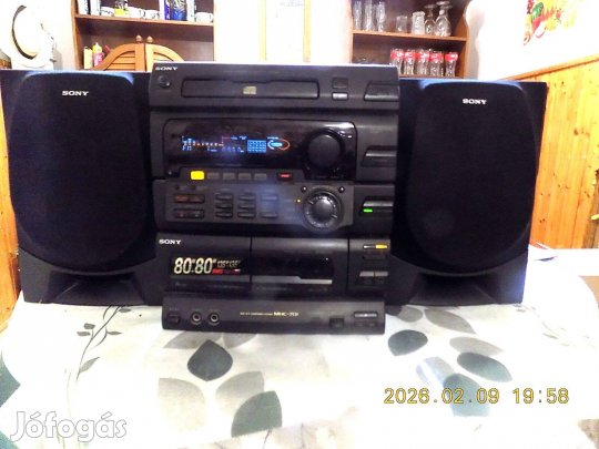 Sony hifi 2x135W zenei teljesítmény