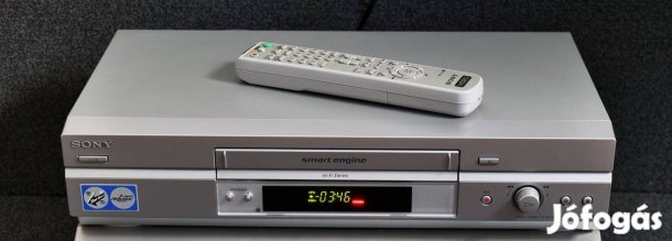 Sony hifi sztereó videomagnó + távirányító új állapot