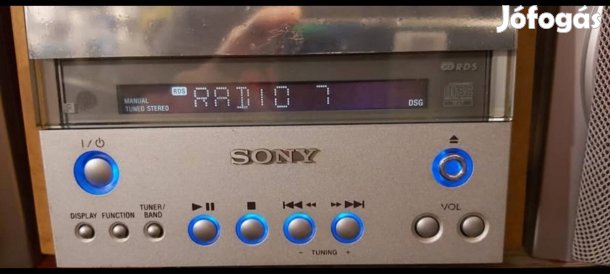Sony mikro hifi, AUX,  RDS tuner csere régi hifire