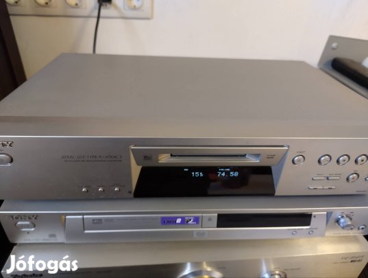 Sony minidisc 470 hozzá tartozó DVD lejátszóval