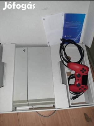 Sony playstation 4 dobozban fehér 500Gb