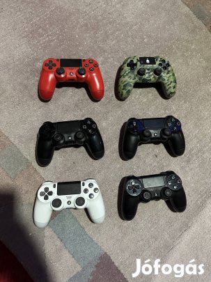 Sony ps4 gyári fekete kontroller kar joy joystick