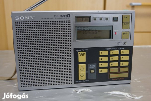 Sony rádió icf 7600d