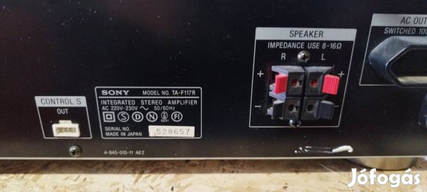 Sony stereo erősítő