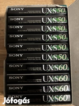 Sony ux-s 10 db bontatlan hifi kazetta