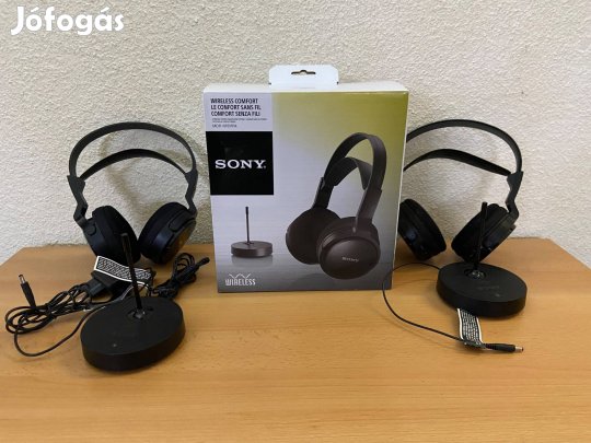 Sony vezeték nélküli fejhallgató, kettő egy áráért