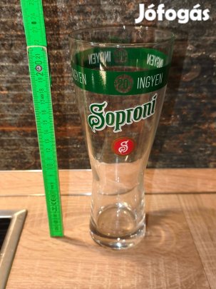 Soproni sör óriás pohár
