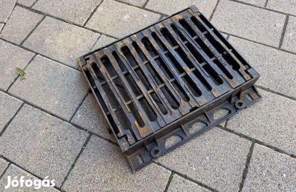 Sorolható (moduláris) folyókarács - öntöttvas anyag, D400 terhelés, 49