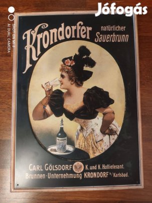 Sörös fémtáblák (Pilsner + Krondorfer)