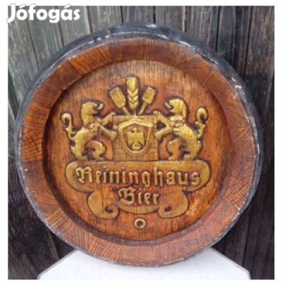 Sörös hordó-vég dekoráció