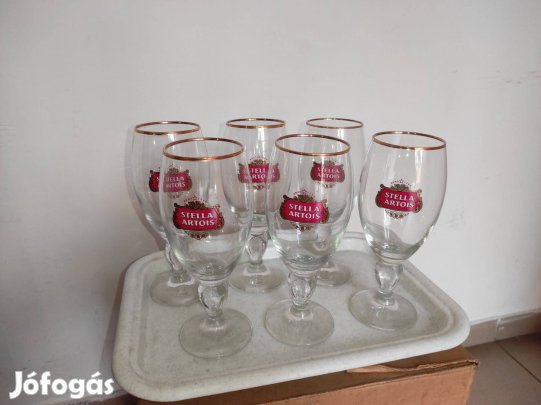 Sörös kelyhek,Vizes és rövides poharak eladók
