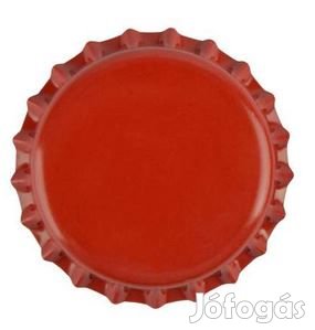 Sörös kupak Piros színŰ 100db  (445)