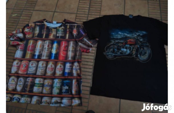 Sörös mez motoros póló XXL 2XL 2db