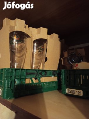 Sörös pohár 0.5 literes Staropramen 10db új.