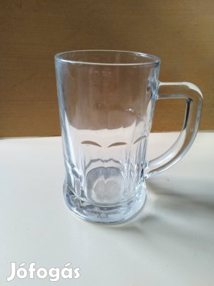 Sörös pohár, sörös korsó, feles pohár, üdítős pohár