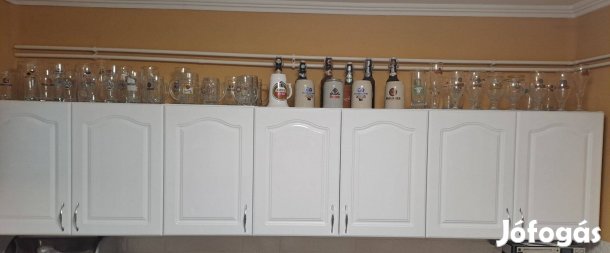 Sörös poharak és korsók