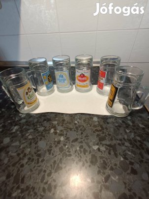 Söröskorsó készlet, 6 darabos, kifogástalan állapotban eladó