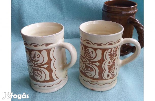 Söröskorsó,mázas kerámia