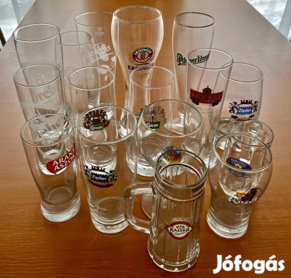 Söröspohár gyüjtemény eladó