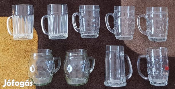 Söröspoharak, söröskorsók ( 10 db ) 20260324