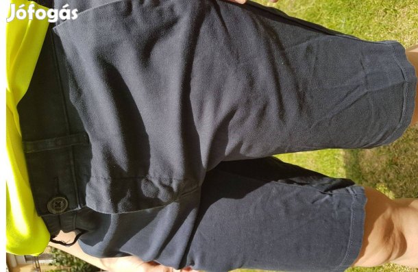 Sort férfi rövidnadrág 42 pamut 33 sort kék M-es