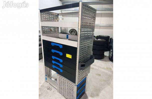 Sortimo HD raktér polc járműberendezés polcrendszer szerviz 101x48x168