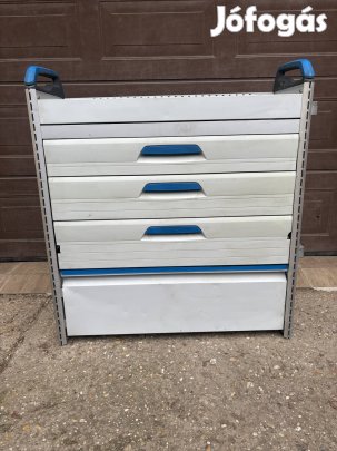 Sortimo járműberendezés raktér polc műhely szerszám felépítmény 