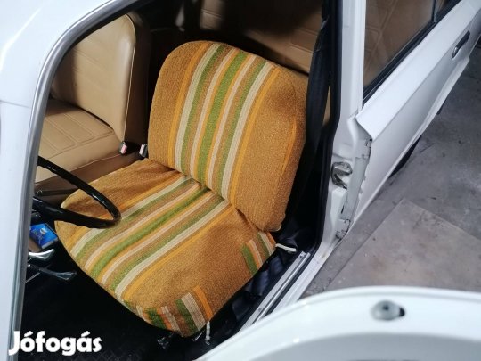 Sosem használt Új békebeli retró üléshuzat a 70-80-as évekből