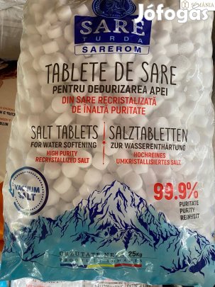 Sótabletta vízlágyításhoz 25 kg zsákos