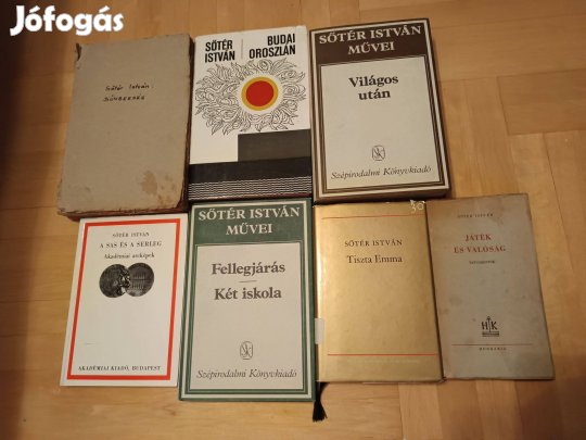 Sőtér István könyvcsomag / 8 db könyv