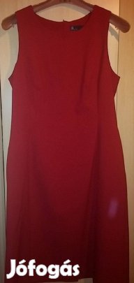Sötét Piros, karcsúsított, elegáns kosztüm ruha