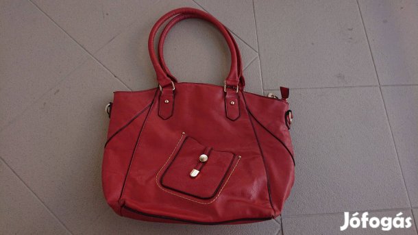 Sötét narancs-rozsda színű női válltáska