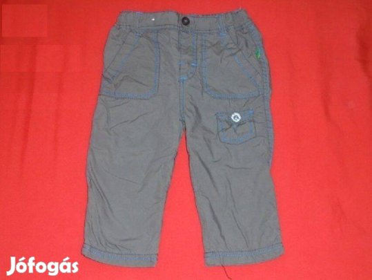 Sötét színű és állítható derekú nadrág 9-12 hó (méret 80)