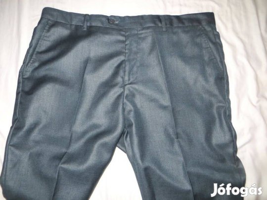 Sötét szürke férfi nadrág db: 99 cm h: 102 cm 38R jó anyag Dry Clean O