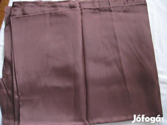 Sötétbarna bélésselyem - méteráru (I/6.)