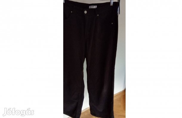 Sötétbarna kord nadrág