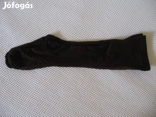 Sötétbarna térdzokni, kellék, egy pár, kreatív célra