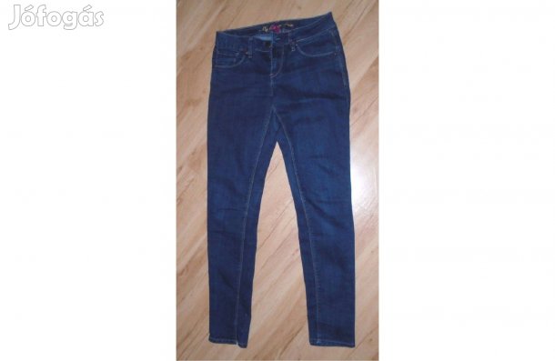 Sötétkék 36-os Denim farmernadrág - mérve