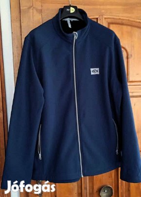 Sötétkék Kariban softshell dzseki/kabát K424