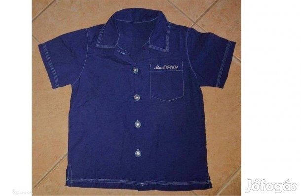 Sötétkék Miss Navy 110-es blúzocska