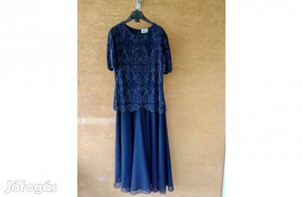Sötétkék alkalmi női ruha