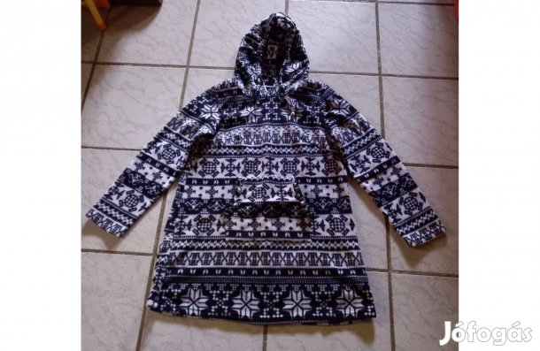 Sötétkék-fehér zsebes meleg szabadidő ruha 42-es