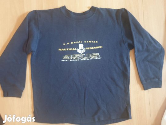 Sötétkék fiú pulóver 146 / 152 -es méretben 2