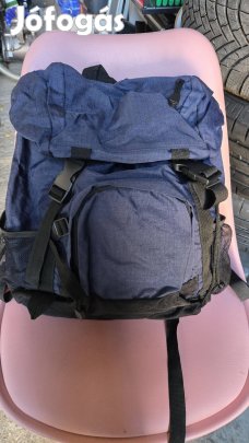 Sötétkék hátizsák. 