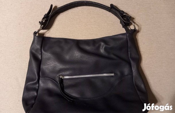 Sötétkék női válltáska