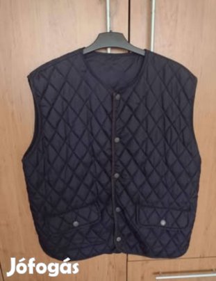 Sötétkék patentos mellény L-XL méretben 