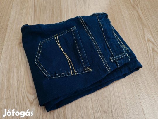 Sötétkék strech női farmer M