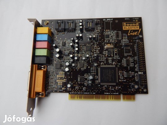 Sound Blaster Live CT4830 PCI Hangkártya