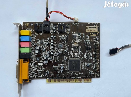 Soundblaster live CT4830 PCI 5.1 gameport
