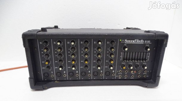 Soundtech 6150 Powered Mixer keverőerősítő keverő erősítő